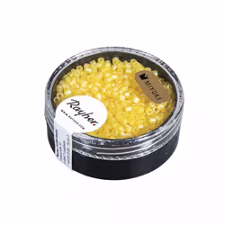 Rayher Hobby 14753160, Verre, Transparent, Jaune, Perle droite