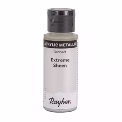 Rayher Hobby 35014608, Argent, Peinture acrylique, Liquide, 59 ml, 1 pièce(s)