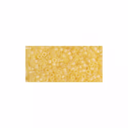 Rayher Hobby 14763160 Perle droite Verre Transparent, Jaune
