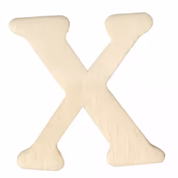 Rayher Hobby 6162300, Lettre décorative, Bois, Bois, 40 mm, 1 pièce(s)