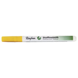Rayher Hobby Crayons pour tissus, à pointe fine, jaune