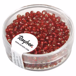 Rayher Hobby 1405518, Rouge, Perle ronde