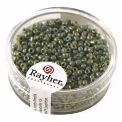 Rayher Hobby 1406229, Vert, Perle en forme de graine