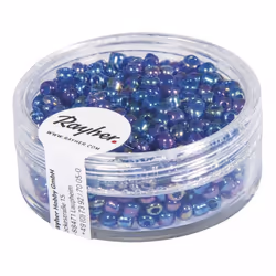 Rayher Hobby 1405810, Bleu, Perle en forme de graine