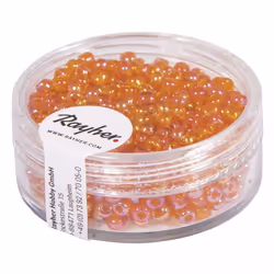 Rayher Hobby 1405834, Orange, Perle en forme de graine