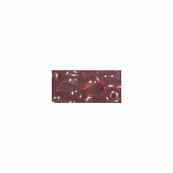 Rayher Hobby 1430018 Perle en forme de graine Verre Rouge