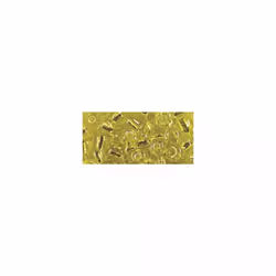 Rayher Hobby 1430020 Perle en forme de graine Verre Jaune