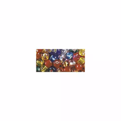 Rayher Hobby 1430049 Perle en forme de graine Verre Multicolore