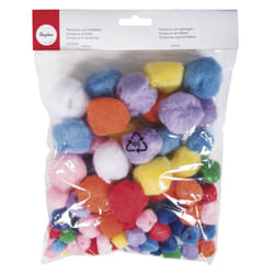 Rayher Hobby 7651549 décoration de fête pompons décoratifs