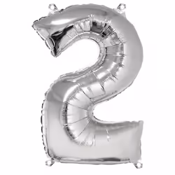 Rayher Hobby 87024606, Ballon-jouet, Feuille, Argent, Monochromatique, Anniversaire, 960 mm
