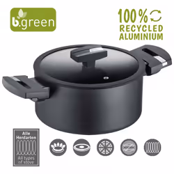 Berndes 15442052 casserole à sauce Rond Noir