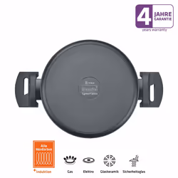 Berndes 15446106 casserole à sauce Rond Noir