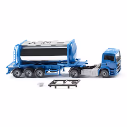 Wiking 053605, Modèle de camion de livraison, Pré-assemblé, 1:87, Tankcontainersattelzug Swap (MAN TGS Euro 6c), unisexe, 1 p ...