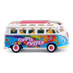 Wiking 079744, Modèle de bus, Pré-assemblé, 1:87, VW T1 Flower Power, Unisexe, 1 pièce(s)