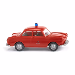 Wiking VW 1600, Modèle de voiture de ville, Pré-assemblé, 1:87, VW 1600 Limousine, unisexe, Feuerwehr