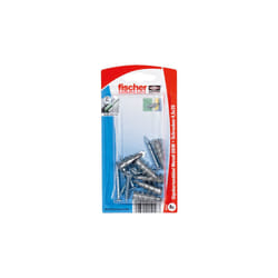 Fischer 15158 ancrage à vis et cheville murale 6 pièce(s) Kit de fiches murales et vis 31 mm