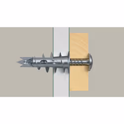 Fischer 15158 ancrage à vis et cheville murale 6 pièce(s) Kit de fiches murales et vis 31 mm
