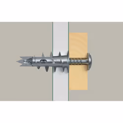 Fischer 515159 ancrage à vis et cheville murale 1 pièce(s) Kit de fiches murales et crochets 31 mm