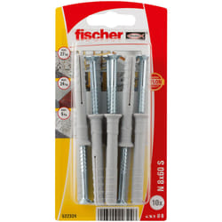 Fischer 522324 ancrage à vis et cheville murale 10 pièce(s) Kit de fiches murales et vis 60 mm