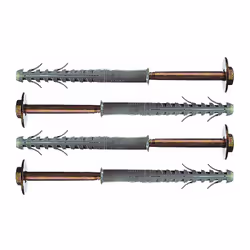 Cheville fixation chauffe-eau - Ø 14 mm - 135 mm -Brique creuse - Sachet de 4 - Fischer Fixation murale