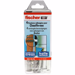 Description générale Cheville pour fixation de chauffe-eau dans matériaux creux, conçue pour assurer une installation sécuris ...