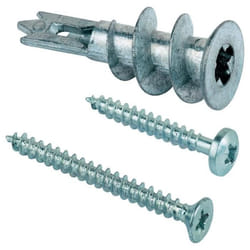 Fischer Fixations métalliques de plaque de plâtre avec vis 100 pcs