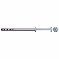 Fischer SXR 10 x 200 FUS, Kit de fiches murales et vis, Béton, Métal, Nylon, Argent, Acier galvanisé