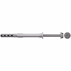 Fischer 46340, Kit de fiches murales et vis, Ciment aéré placé en autoclave, Brique, Béton, Bloc Gypsum, Maçonnerie, Nylon, T ...