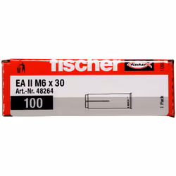 Fischer 48264 ancrage à vis et cheville murale 100 pièce(s) Fiche murale 30 mm - Vue supplémentaire 4
