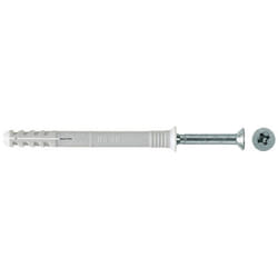 Cheville à frapper en plastique Fischer 048790, 6 mm, n 6 x 80 z gp, x100