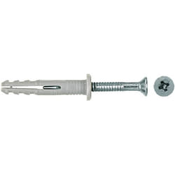 Fischer 48795 ancrage à vis et cheville murale 100 pièce(s) Kit de fiches murales et vis 40 mm