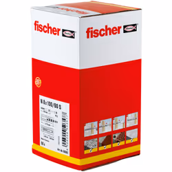 Fischer 50357 ancrage à vis et cheville murale 50 pièce(s) Kit de fiches murales et vis 100 mm