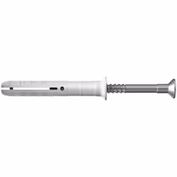 Fischer 50373, Kit de fiches murales et vis, Ciment aéré placé en autoclave, Brique, Béton, Bloc Gypsum, Nylon, Acier inoxyda ...