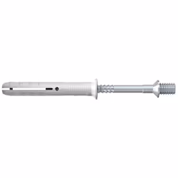 Fischer N 6 x 40/10 S M 6, Ancre d'expansion, Brique, Béton, Ciment mousse, Bloc Gypsum, Maçonnerie, Nylon, Noir, M6, 6 mm