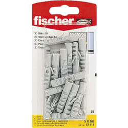 Fischer 52118 ancrage à vis et cheville murale 20 pièce(s) Ancre d'expansion 40 mm