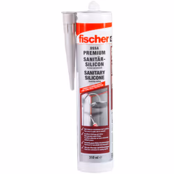 Fischer DSSA BG, 310 ml, Produit d'étanchéité au silicone, Adapté à une utilisation à l'intérieur, Beige, 1 pièce(s)