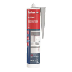 Mastic acrylique Multi AC gris FISCHER 53111 Utilisation intérieure 1 cartouche de 310 ml avec canule