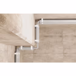 Fischer 58120 serre-joints Collier pour tuyau Blanc