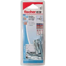Sachet de 25 chevilles FISCHER pour corps creux HM-S avec vis métrique Ø / Longueur au choix