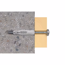 Fischer 77871 ancrage à vis et cheville murale 50 pièce(s) Fiche murale 60 mm