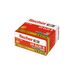 Fischer 77889 ancrage à vis et cheville murale 50 pièce(s) Fiche murale 35 mm