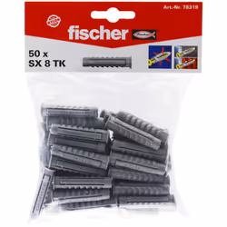 Fischer 78319, Fiche murale, Brique, Béton, 40 mm, 8 mm, 5 cm, 4,5 mm