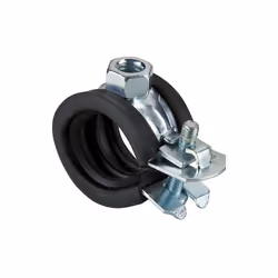 DESCRIPTION GÉNÉRALE Pour fixation de conduites dans les installations sanitaires ou de chauffage. Isolation acoustique confo ...