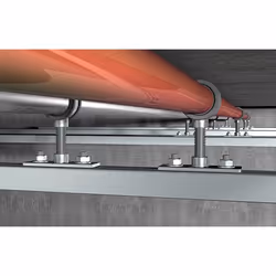 Fischer GPL M10 support pour capteur et couvre-pied Acier inoxydable