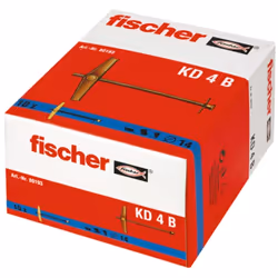 La cheville à ressort fischer KD permet de fixer des éléments légers tels que des tableaux, des luminaires et des étagères lé ...