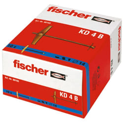 Fischer 10x Federklappdübel KD 4 B Beutel - 80193