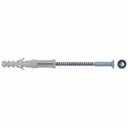 Fischer 80710, Kit de fiches murales et vis, Ciment aéré placé en autoclave, Brique, Béton, Bloc Gypsum, Nylon, 2 cm, 2,5 cm, ...