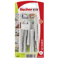 Fischer 90871 ancrage à vis et cheville murale 10 pièce(s) Ancrage mural creux (cheville molly) 60 mm