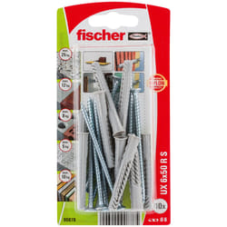 Fischer 90878 ancrage à vis et cheville murale 10 pièce(s) Fiche murale 50 mm