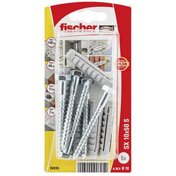 Fischer 90895 ancrage à vis et cheville murale 5 pièce(s) Kit d'ancrage et de vis 50 mm